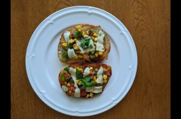Sweet Corn & Pepper Bruschetta | Italian Recipe