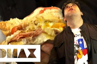 Adam Visits The Birthplace Of The Original Stuffed Sandwich | Man V Food