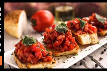 The Best Italian Bruschetta Recipe | Easy Appetizer Recipe
