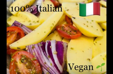 Grandma Mariella Baked Potatoes Recipe | Homemade Easy & Healthy Recipes | 100% Italian | 100% Vegan