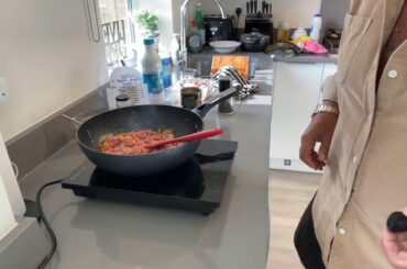 Pasta al Rague - as usual, Aldo has added a twist to this classic Italian dish