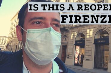 Italy Firenze (This Is A REOPEN?) Slow Unlock 🔓-Florence Italy Travel Tour