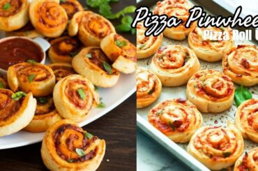 Pizza Pinwheels Recipe | Mini Pizza | Pinwheel Samosa | Food Fusion | Asian Cooking