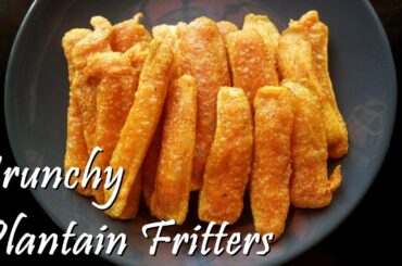 Italian crunchy plantain fritters | மொறு மொறு வாழைக்காய் பஜ்ஜி செய்வது எப்படி | Snacks | Bhajiya