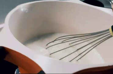 The making of an Italian Polenta with cauliflower steak