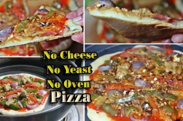 100% ATTA PIZZA  Recipe | No Cheese - No Yeast - No Oven Pizza Recipe For Lockdown