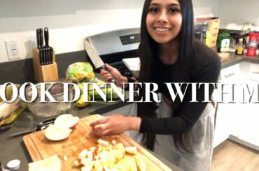 Cook Dinner With Me! Roasted Bacon Brussel Sprouts And Roasted Lemon Herb Chicken