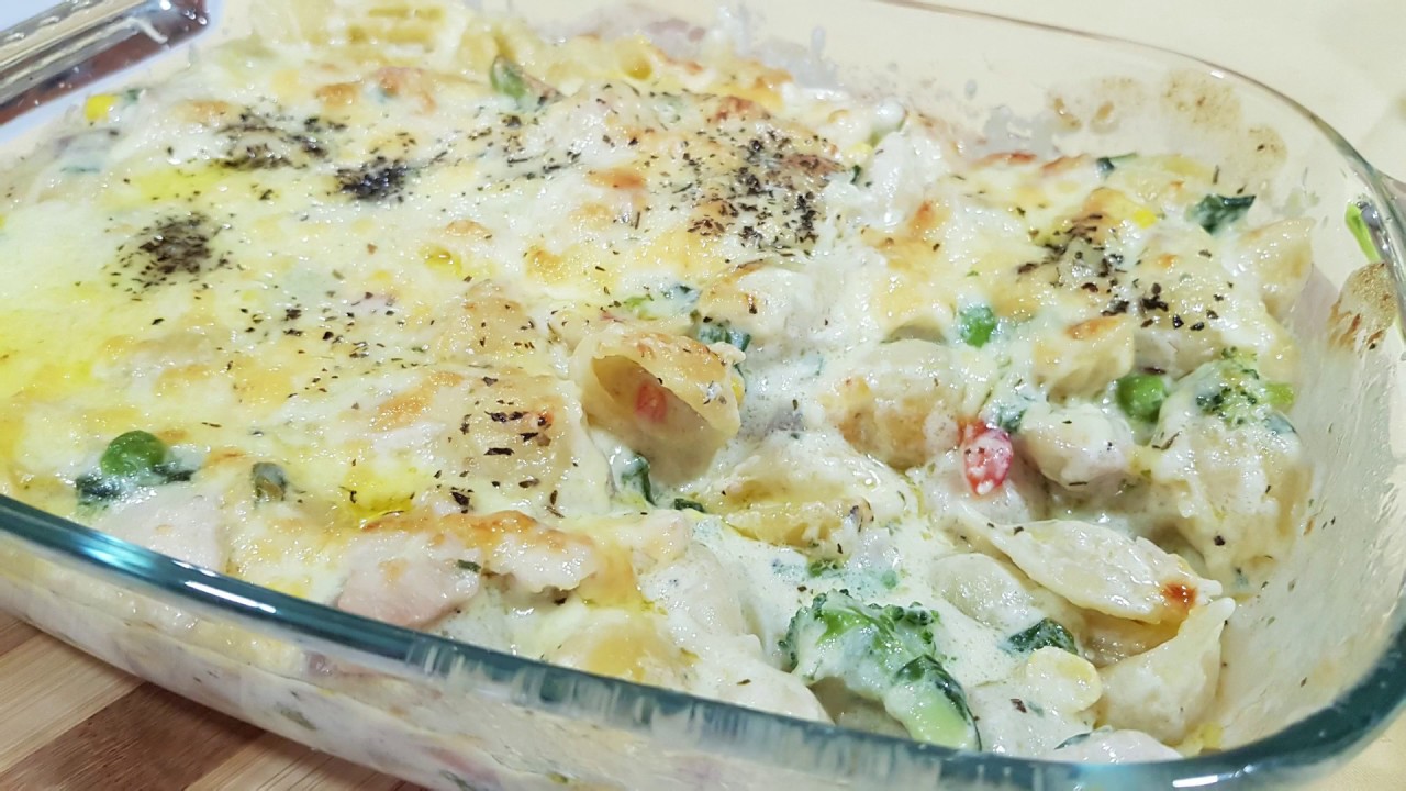 CONCHIGLIE PASTA WITH CHICKEN RECIPE : Seashell Pasta CONCHIGLIE PASTA WITH CHICKEN RECIPE : Seashell Pasta