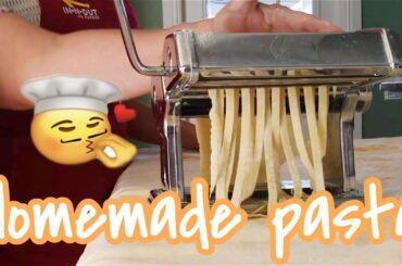 COOKING WITH NONNA- EP.1: FETTUCCINE ALFREDO AND PASTA RAGU