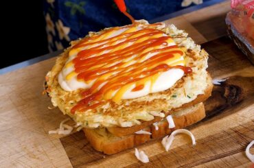 Mozzarella Cheese Toast - Korean Street Food