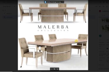 Free malerba dining room, 3ds Max Vray Download link in Description