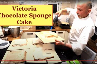 Here you’ll learn how to make THE ULTIMATE VICTORIA SPONGE CHOCOLATE   cake with chocolate cream pat