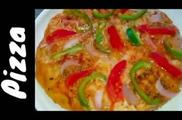 No Cheese No Oven No Yeast Pizza Recipe | पिज़्ज़ा | White Sause Pizza Recipe | RuhanisKitchen