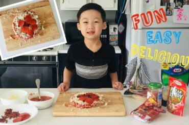 Let’s make a pizza! Easy, fun and DELICIOUS pizza for kids.
