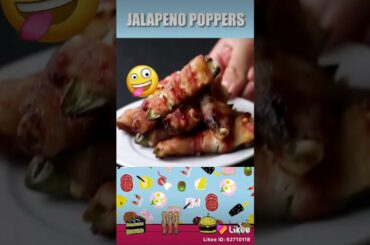 JALAPENO POPPERS #IndianFood #ArabicFood #Italian #Spanish #AllDishes #NonVeg #Recipes