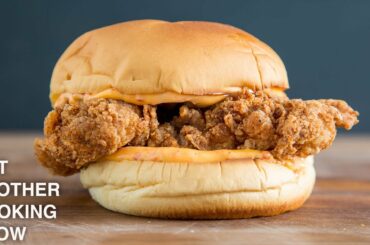 the SPICY ITALIAN FRIED CHICKEN sandwich