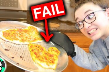 Trying to make a Mickey Mouse Pizza! At Home DIY Blaze Kit! FAIL // Disney Food DIY