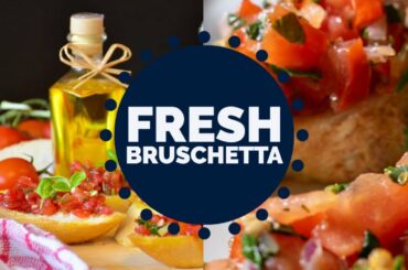 How to Make Italian Bruschetta | Easy Italian Appetizer