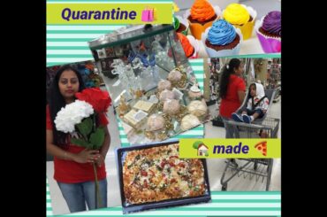 Quarantine Shopping 🛍 | 🏡 made 🍕 | interior | mom son twinning | Vlog