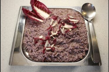 Risotto al radicchio rosso tradizionale | How to cook a traditional Italian risotto  red radicchio