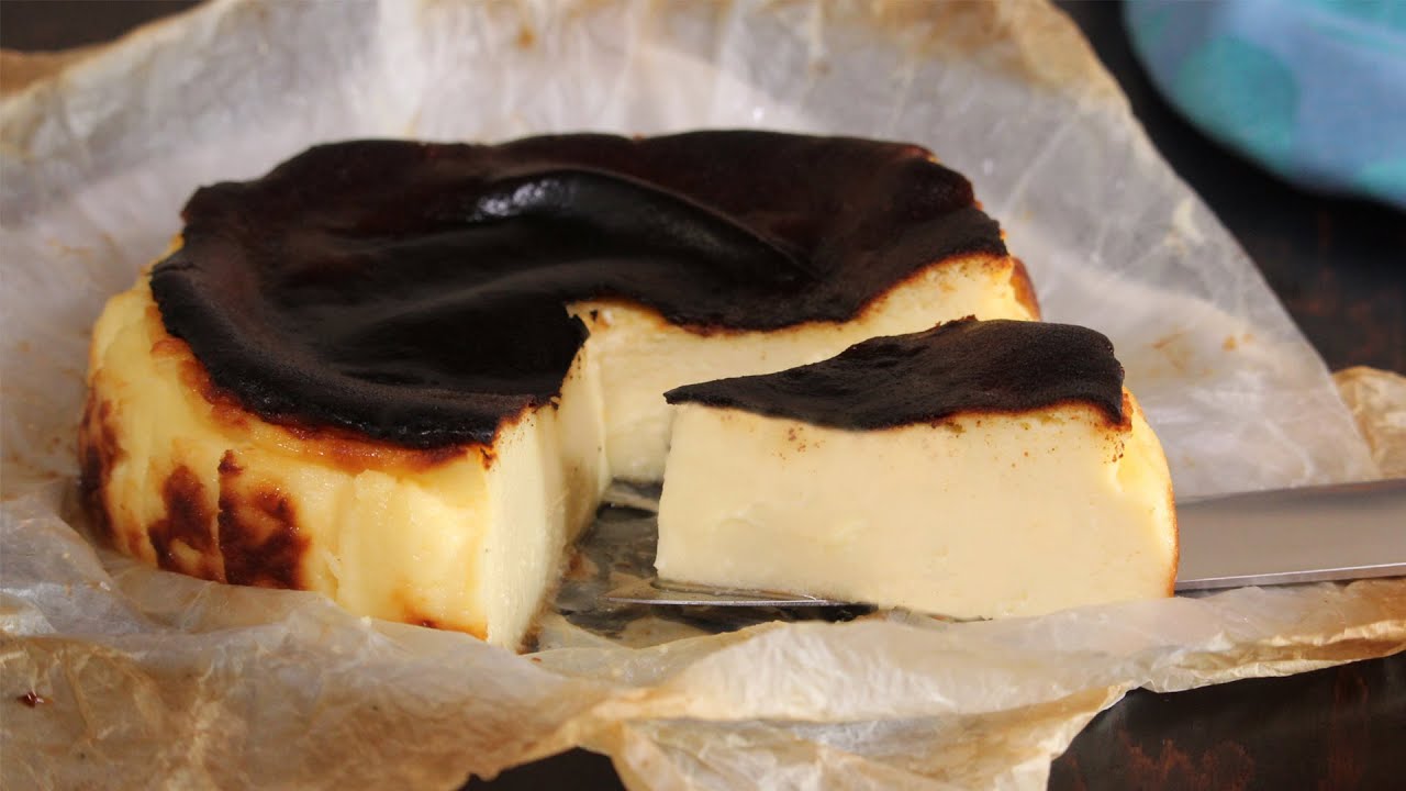 Basque Burnt Cheesecake | How Tasty Channel Basque Burnt Cheesecake | How Tasty Channel