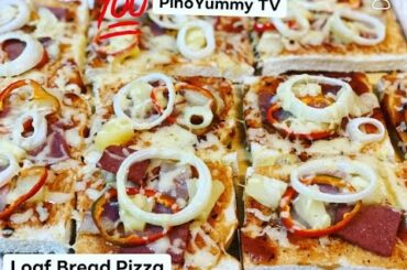 HOMEMADE LOAF BREAD PIZZA
