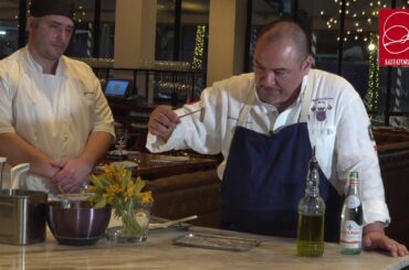 Zucchini flower and Sardine