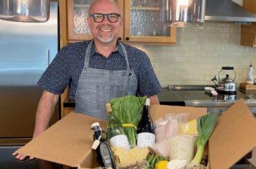 Fresh Northwest Halibut Frog Box paired with 2x Two Vintners wines!