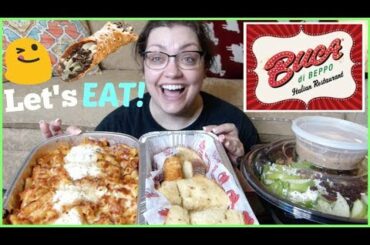 Buca di Beppo Italian Restaurant | MUKBANG (Eating Show)