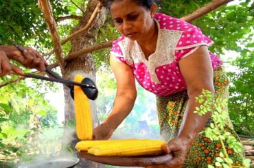 Sri Lanka Village Food - JACKFRUIT CURRY in Sigirya! Eating SRI LANKAN Food in a Tree House!!