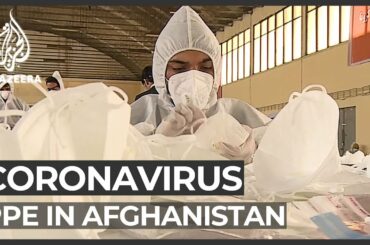First factory in Afghanistan to make face masks
