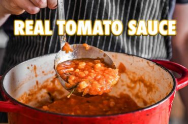 Proper Tomato Sauce Using Fresh Tomatoes (3 ingredients)