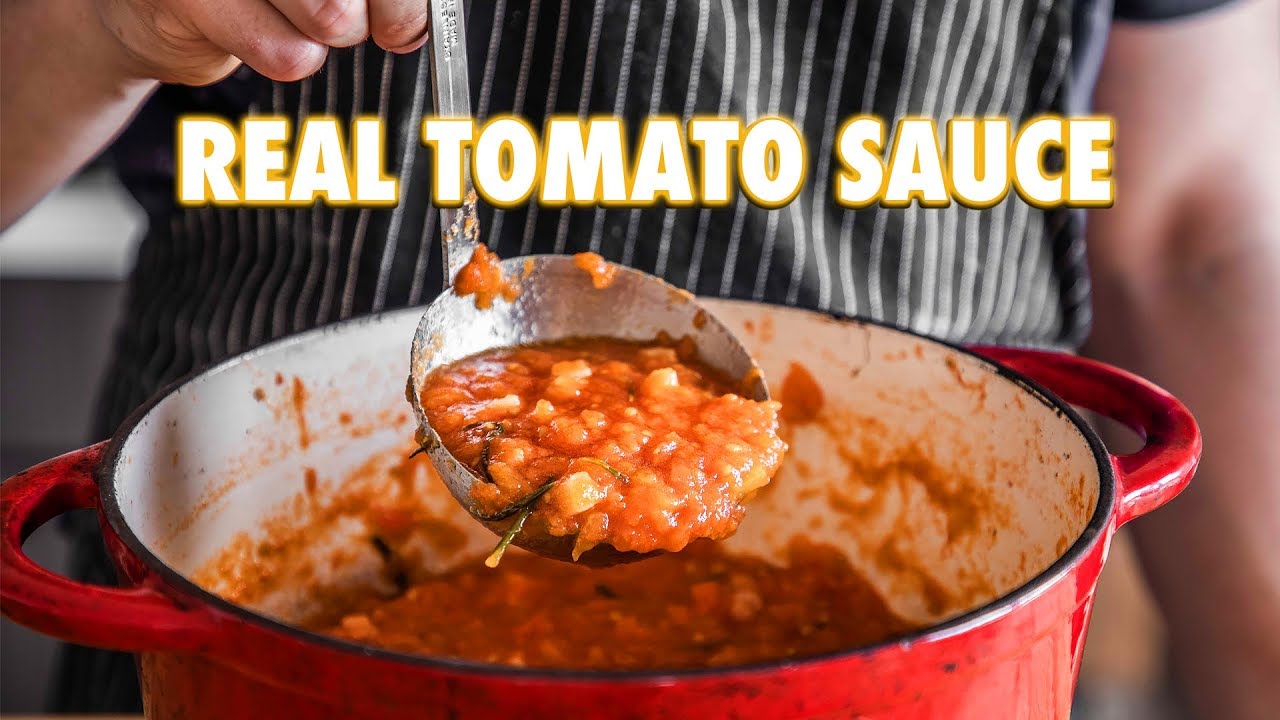 Proper Tomato Sauce Using Fresh Tomatoes (3 ingredients) Proper Tomato Sauce Using Fresh Tomatoes (3 ingredients)