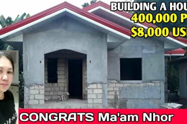 Ofw Simple House,Building a House 400,000 Php,Congrats Ma'am Nhor,Saudi Arabia Ofw Tuguegarao Phil..
