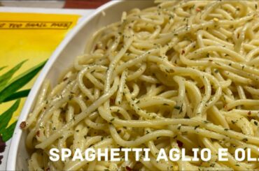 Spaghetti aglio e olio | Italian pasta | basic tasty recipe | lockdown recipe