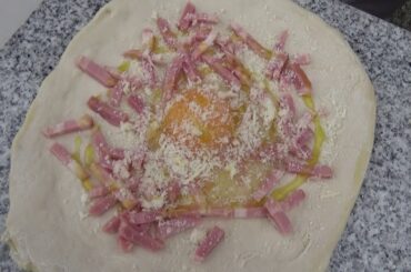 Breakfast Pizza with Frozen Dough