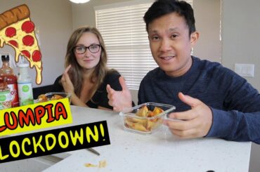 COOKING LUMPIA on LOCKDOWN | PIZZA LUMPIA | Filipino Cooking