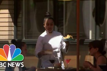 Employees Say Some Restaurants Discouraging Masks On The Job Amid Reopening Push | NBC Nightly News