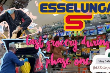 LOCKDOWN GROCERY IN ITALY | Last grocery during phase 1 | How we clean our groceries | Leyvlogs