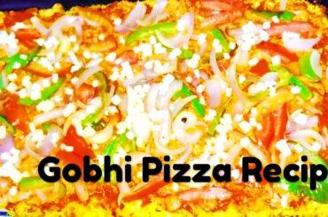 Gobhi Base Pizza Recipe (Cauliflower base) No Maida, No Yeast