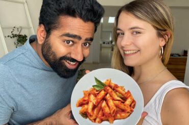 Cooking India's Most Popular Pasta | Shrey and Giulia