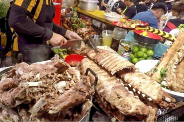 Best Bangkok Street Food in Ratchada Rot Fai Train Night Market, Thailand