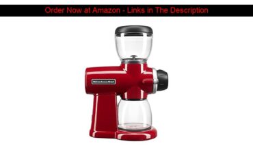 ⭐️ KitchenAid KCG0702ER Burr Coffee Grinder, Empire Red