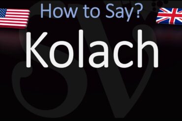 How to Pronounce Kolache (Kolach)? (CORRECTLY)