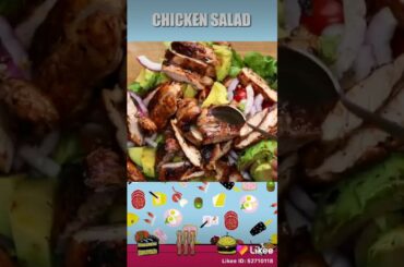 CHICKEN SALAD #FoodWorld #IndianFood #ArabicFood #Italian #Spanish #AllDishes #NonVeg #VegDishes