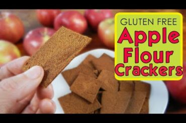 GLUTEN FREE CRACKERS made with 100% APPLE POWDER (apple flour)