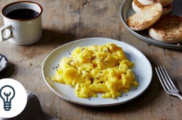 Lady & Pups' Magic Creamy Scrambled Eggs | Genius Recipes