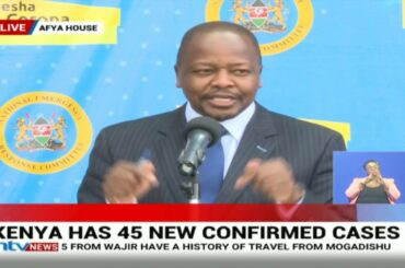 Covid-19: CS Kagwe sends a warning to hotels and eateries on serving of alcohol