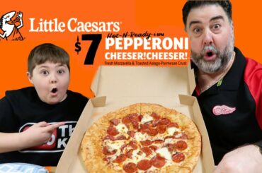 The NEW Little Caesars Pepperoni Cheeser! Cheeser! Pizza Review While Under Stay at Home