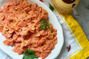 Pasta with Ricotta & Tomato Sauce   Rossella's Cooking with Nonna